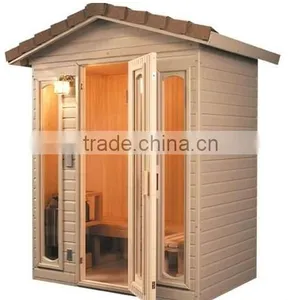 Hemlock Deluxe Outdoor Sauna Room for Sale,outdoor Sauna With CE Quality Choice thumbnail-6
