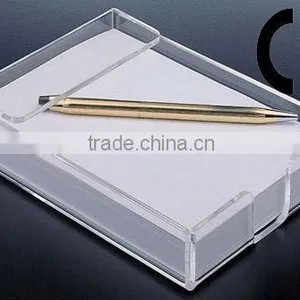 Acrylic Memo Holder,portable Paper Note Cube thumbnail-1