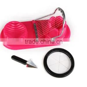 ABS+S/S 21.7*9.5*5.1 Kitchen Tools Double Function Egg Slicer/plastic Mulit Cutting Egg Slicer thumbnail-2
