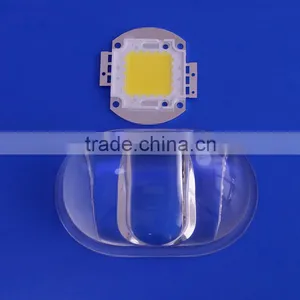 50W COB Glass Lampshade , Led Street Light Lens thumbnail-1