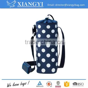 Fashionable Shoulder Strap Single Water Bottle Cooler Bag 1bottle Wine Cooler Bag for Outdoor Activities Supplier's Choice thumbnail-1