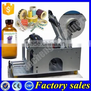 PLC Controlled 30ml Cylinder Glass Bottle Labeler,manual Labeling Machine thumbnail-1