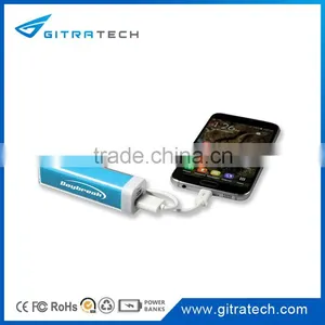 High Quality Lipstick Battery Charger 2600mAh Portable Power Bank Charger for Smart Phones Quality Choice thumbnail-2