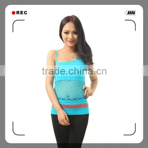 2015 Ladies Seaxy Fashion Seamless Tank Top With Jacquard Weave thumbnail-1