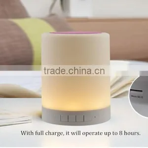 Rechargable Touch Sensor Lamp Mini Smart Led Bulb Light Bluetooth Speaker thumbnail-5