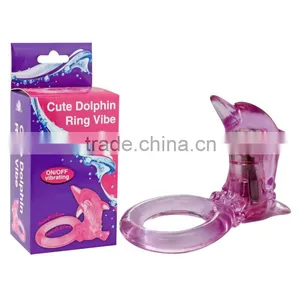 Men's Cock Rings Dolphin Vibrator Man Sex Toys Pictures thumbnail-1