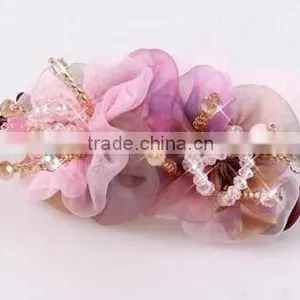 New Fashion Lace Banana Clip Delicate Flower Hair Hair Accessories thumbnail-5