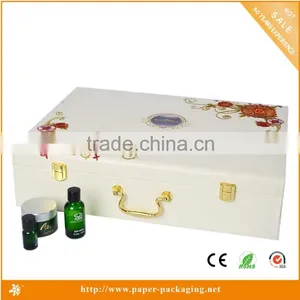 White Color Cardboard Leather Printed Logo Jewelry Box thumbnail-2