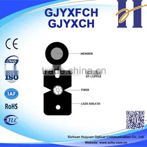 BUTTERFLY INTRODUCE SELF SUPPORTING Ftth Fiber Optic Drop Wire thumbnail-1