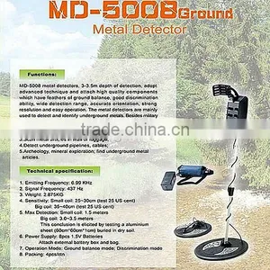 Bets Price! Underground Gold Metal Detector,underground Deep Search Gold Detector Price MD5008 thumbnail-1