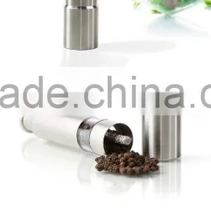 High Quality Top Sale Stainless Steel Salt and Pepper Mill With Manual Button thumbnail-6