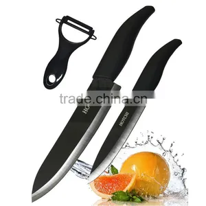 3pcs Ceramic Chef Knife Black Ceramic Knife With Mirror Polishing thumbnail-1