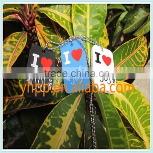 Custom 5 Seconds of Summer I Love 5SOS Silicone Dog Tag Pendant Necklace thumbnail-3