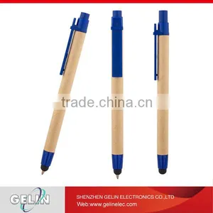 Promotional Cheap Recycled Paper Ball Pen Stylus Pen thumbnail-1