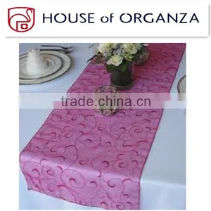 2014 High Quality Lovely Star Metal Print Chistmas Organza Table Runner thumbnail-1