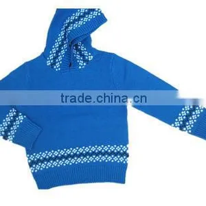 Child Hoodie Sweater Knitwear Customised Machine Work and Handwork Sweaters thumbnail-1