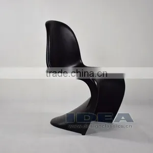 Replica Verner Chair - Black Color thumbnail-3