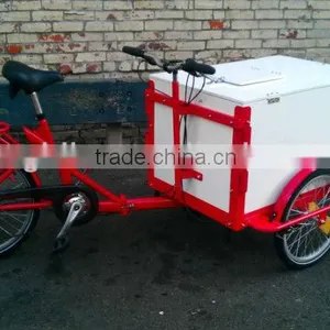 Tricycle Cargo Bike With Closed Cabin Cargo Tricycle With Refrigerator thumbnail-6