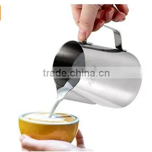 350/600/1000 ML High Quality Coffee Cup Stainless Steel Milk Pitcher thumbnail-2