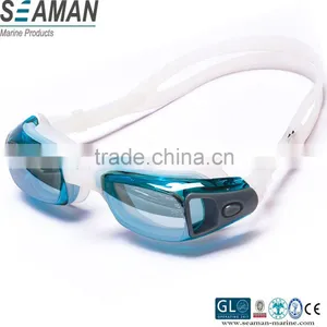 Adjustable Unisex Adult Anti-fog Anti-UV Mirror Coating Swimming Goggles thumbnail-1