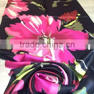 High Quality Customizable Digtial Printed Polyester Scarf Fashionable thumbnail-5