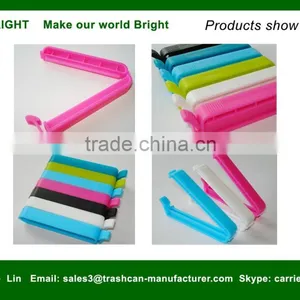 CP70 70mm Sealing Length PP Material Logo Print Promotional Plastic Tomato Clip thumbnail-6