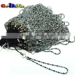 Mobile Cell Phone Strap Lariat Black With Chain Plated (150mm Length) Fit For Toy Keychain Accessories thumbnail-3
