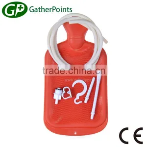 2L Rubber Water Bottle Cleansing Kit Enema Kit thumbnail-1