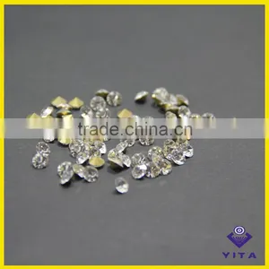 High Quality Man-made White Clear Colorful Shining Glass Chaton Stone For Jewelry thumbnail-1