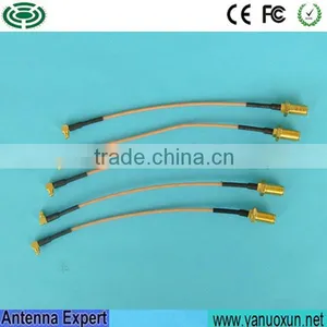 High Power 10cm Cable MMCX Coaxial Pigtail RF Cable Waterproof MMCX Coaxial Pigtail Cable thumbnail-1
