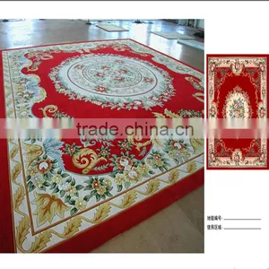 Handmade Banquet Wool Red Rugs and Carpets thumbnail-1