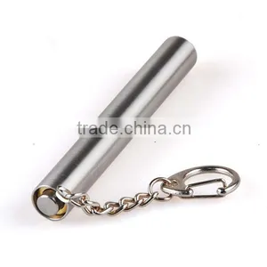 AA Battery Powered Metal Key Chain Light LED UV Keychain Light thumbnail-3