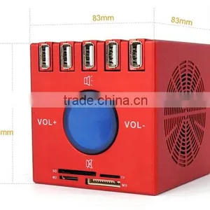 5 Ports USB 2.0 HUB AndAll Card Reader USB 2.0 Stereo Speaker thumbnail-4