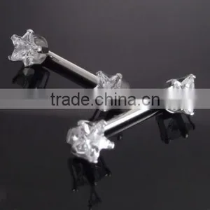 Nipple Rings Barbells Gem Body Jewelry thumbnail-1
