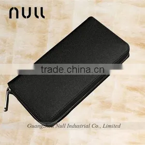 Durable Canvas Leather Zipper Card Holder Wallet for Men thumbnail-4