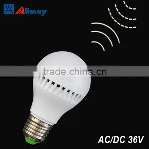 AC DC 36V 7W Sensor Led Bulb Night Lighting Twilight Sensor Lamp Bulb for Cellar thumbnail-1