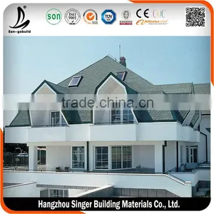 Hot Sale Villa Natural Fish Scale Roof Tile Asphalt Shingles Sale thumbnail-1