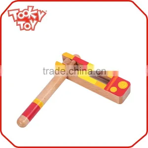 Mini Colourful Wooden Castanet thumbnail-1