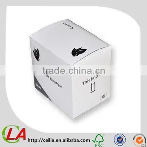 White Kraft Packaging Carton With One Color Printing thumbnail-1
