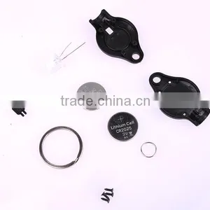 High Quality Plastic 40000mcd White Light LED Promotion Key Chain Factory thumbnail-6