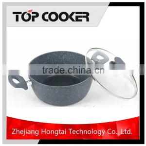 Forged Aluminum Non Stick Marble Induction Cooking Pots thumbnail-1