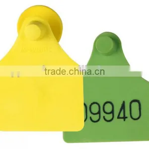 Hot Selling 58mm*72mm Laser Cattle Ear Tag for Cattle Tag Identification thumbnail-1