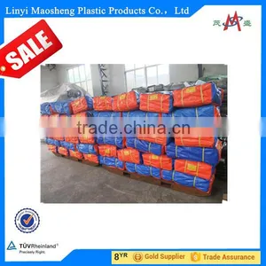 Made in China Blue and Orange Cheap Lightweight Tarp Tent thumbnail-1