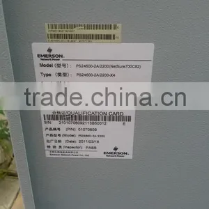 Emerson PS24600-2A/2200 NetSure700C82 Emerson M500S R24-2200 24V DC Power System With Integrated AC/DC Distribution Units thumbnail-2