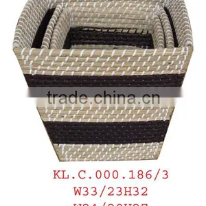 High Quality Best Selling 2016 Sea Grass Rectangle Basket From Vietnam thumbnail-1