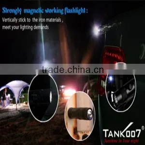 China Manufacrturer High Lumens Magnet Working Flashlight With 1*18650battery thumbnail-1
