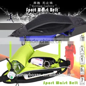 Ultra-light Weight Waterproof TC Fabric Sport Waist Belt With Water Bottle Holder thumbnail-1