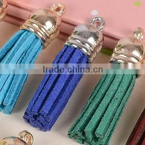 Artificial Leather Velvet Terylene Tassel Pendant for Jewerly Bags Chains thumbnail-4