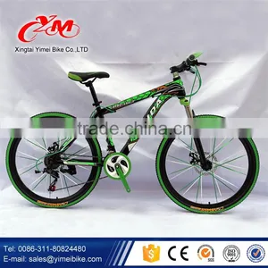 Wholesale 26er 21 Speed Steel Frame Bicycle Mountain Bike / Suspension Fork Disc Brake Bicicletas Mountain Bike / MTB Bike Quality Choice thumbnail-4