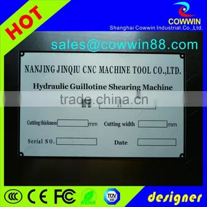 New Cusomized Die Casting Electrical Appliances Nameplate thumbnail-5